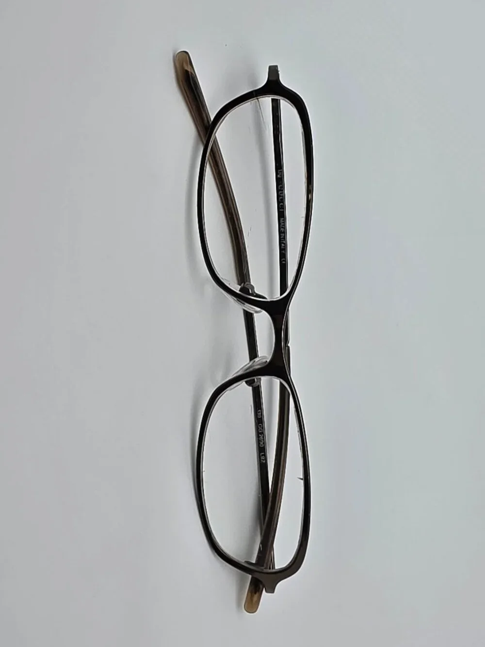 Gucci GG2690 L92 Gunmetal Petite Cat Eye Eyeglasses Frame w/ Flexhinge and Case